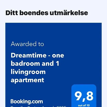 Dreamtime - One Badroom And 1 Livingroom Apartment